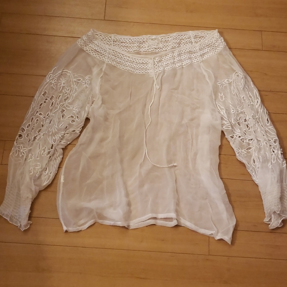 Bonnie Strauss peasant blouse